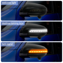 Side Mirror Cover Trim Protector for Toyota Hilux SR SR5 2016-2023+ Dynamic LED