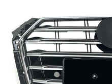Chrome S4 Style Front Grille For Audi A4 B9 S4 2017–2019 Front Bumper Grill