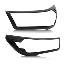 Black Headlights Cover Trim Accessories for Toyota Hilux N80 2021-2024 MY21+