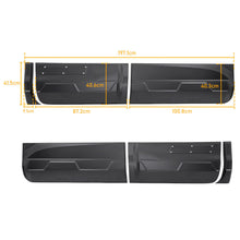 Side Door Body Cladding Black Molding Guard For Ford Ranger PX PX2 PX3 2012-2022