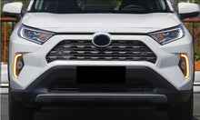 3 Colors DRL For 2019-2024 Toyota RAV4 Front LED Fog Lamp Daytime Running Lights