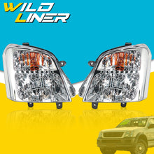Pair Front LED Headlights Head Lamps For Holden Rodeo RA 2003-2006