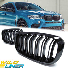 Glossy Black Front Kidney Grille Grill for BMW X5 X6 F15 F16 fg105