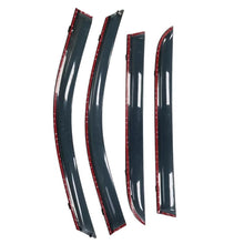 Chrome Tinted Weather Shields for Foton Tunland 2013-Onwards Weathershields