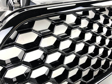 RS3 Style Black Badgeless Front Grille For Audi A3 S3 8V 2014–2016