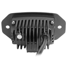 Pair 4.3" Flush Mount LED Work Light Bar Flood Driving Fog Backup Reverse Bumper 4WD