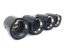 62mm Inlet Carbon Fiber Exhaust Tips Tailpipe Universal