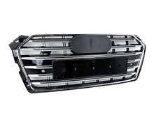 Chrome S5 Style Front Bumper Grille For Audi A5 S5 B9 2017–2019