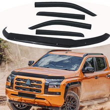 Bonnet Protector + Weather shields Set For Mitsubishi Triton MV 2024+ Dual Cab