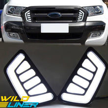 LED DRL Front Fog Light Turn Signal For Ford Ranger 2015-2018