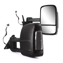 2x L+R Towing Mirrors Power Glass fit 1990-1998 Toyota Land Cruiser 80 Series Black