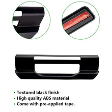 Black Rear Tailgate Handle Cover Trim For Ford Ranger Next Gen PY 2022-2024 XL XLT
