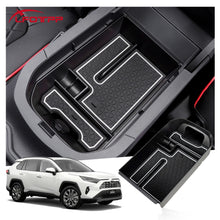 Car Center Armrest Storage Box Organizer Tray For 2019-2025 Toyota RAV4