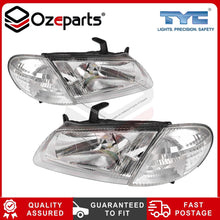 Pair LH+RH Head Light + Corner Lamp Single Reflector For Nissan Pulsar N16 2000-2003