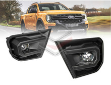 Full Set Fog Light Spot Driving Lamp KIT Black For Ford Ranger 2022~On Wildtrak