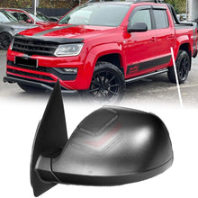 LH Left Hand Passenger Side Electric Door Mirror Texture Black For VW Amarok 2010-2013 - WITHOUT Radio / Antenna Function