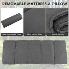 Travel Camping Cot Folding Retractable w/Removable Mattress & Carry Bag