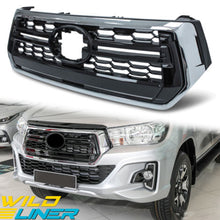 Black/Chrome Front Bumper Grill forToyota Hilux N80 SR SR5 Rogue 2018 - 2020