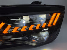 LED Sequential Headlight Front DRL Lamp Assembly for Audi A7 C7 RS7 2012-2015 w/o AFS