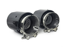 2X Carbon Steel Exhaust Tips for BMW M3 F80 M4 F82 F83 2014-2020 For BMW M3 M4 F80 F82 F83