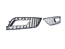 Chrome/Black Honeycomb Fog Light Grille Cover for Audi A4 B8.5 Non S-line 2013-2016 fg230
