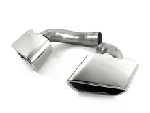 Left+Right For BMW 2014-2018 X5 F15 35i M-Sport Square Exhaust Tips Chrome Muffler Replacement