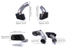 Black Chrome Exhaust Pipe Muffler Tips for BMW X5 F15 28i 30i 2014-2018