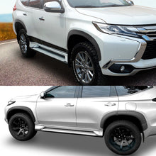 10pcs Slim Fender Flares Rear Front For Mitsubishi Pajero Sport QE QF 2015-2019 Wheel Arch Trim