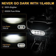 LED Headlight with DRL for Harley Davidson Road Glide FLTRX / Special FLTRXS / Ultra CVO 2015+ Models