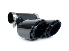 Black Sport Exhaust Muffler Tips fir for Porsche 718 Boxster 982 Cayman 2017-2024