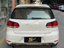 Gloss Black Rear Window Spoiler Side Canard Splitter for VW Golf 6 MK6 GTI R GTD