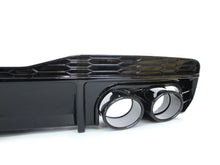 Gloss Black Rear Diffuser w/ Light + Exhaust Tips for Audi A7 C8 S-line S7 2019-2023