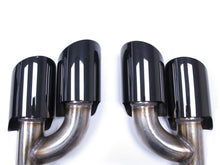 Black Exhaust Tips Sport Tailpipe (Long) for Porsche Cayenne 958.2 V6 V8 2015-2018 et105