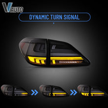 LED Rear Lights For 2010-2015 Lexus RX350 RX450 Tail Lamps Smoke Lens Pair