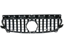 Silver GTR Grille Front Bumper Grill for Mercedes CLA C117 2013-2016 w/o Camera fg20