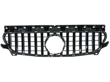 Silver GTR Grille Front Bumper Grill for Mercedes CLA C117 2013-2016 w/o Camera fg20