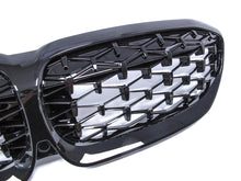 Gloss Black Diamond Front Kidney Grill Grille for 2019-2022 BMW G20 330i M340i
