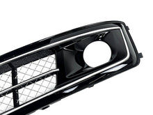 Pair Front Bumper Fog Light Grilles Mesh Style Audi A8 / A8L W12 2015-2018