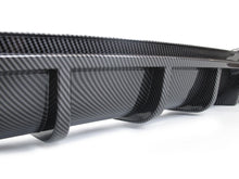 Carbon Fiber Look Rear Diffuser + Black Exhaust tips For Audi A7 4K8 Sedan Sline 2019-2023 di154