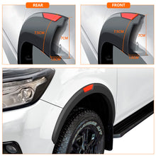 Matte Black Fender Flares Wheel Arch for Nissan Navara NP300 2015-2023 Dual Cab