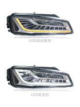 LED Headlights Front Lamps Assembly Turn Signal DRL Smoked for Audi A8 2011-2017