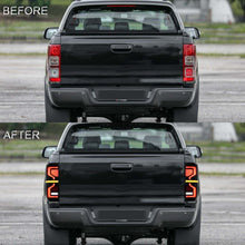 Smoked LED Tail Lights For 2012-2018 Ford Ranger T6 Rear Lamps W/ Sequential