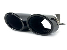 Gloss Black Rear Diffuser + Exhaust Tips for Mercedes CLA C118 W118 CLA35 CLA45 AMG 2020-2024