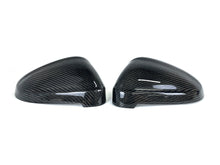 Gloss Carbon Fiber Mirror Covers Replacement Audi B9 A4/S4/RS4 A5/S5/RS5 Lane Assist