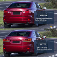 LED Red Taillights For Lexus IS250/300 2006-2013 Sequential & Start-up Set