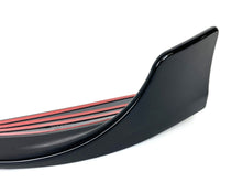 Black Front Bumper Splitter Apron for Mercedes W206 C200 C300 C43 Sedan AMG 2022-2024