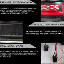 Smoked LED Tail Lights For LANCER 2008-2021 Startup Animation W/Sequential