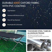 Outdoor Portable Folding Camping Bed Aluminum Single Cot Strecther Military Bed