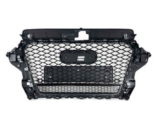 Gloss Black Mesh Honeycomb Front Grill For Audi A3 S3 8V 2013–2016 Replacement