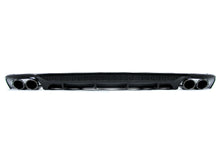 Gloss Black Rear Diffuser + Exhaust Tips for Audi A4 S-line Sedan B9 2017 2018 2019 di183